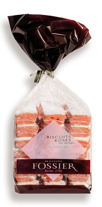 Pink Champagne Biscuit in Sachet 175g/6.77oz - 9/cs - FO701